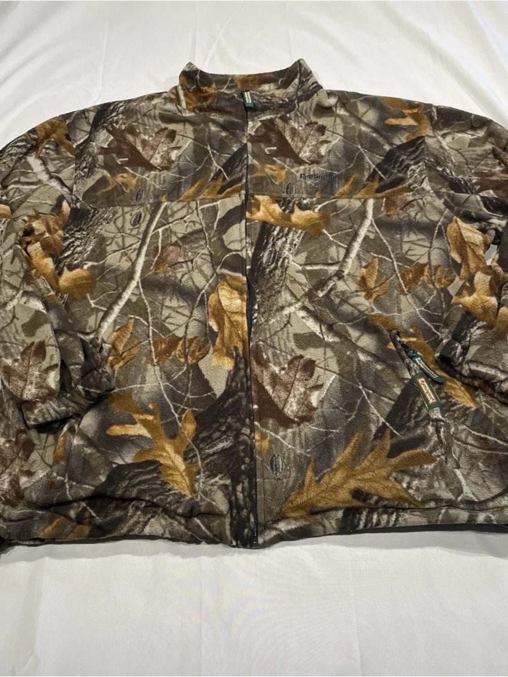 Remington Camo Fleece Zip Up Jacket